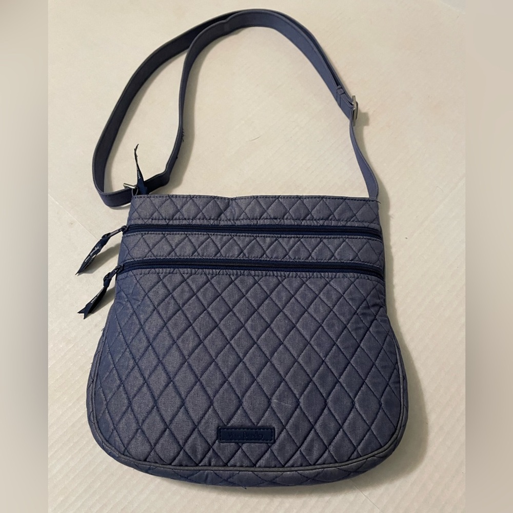 Vera Bradley denim blue purse
